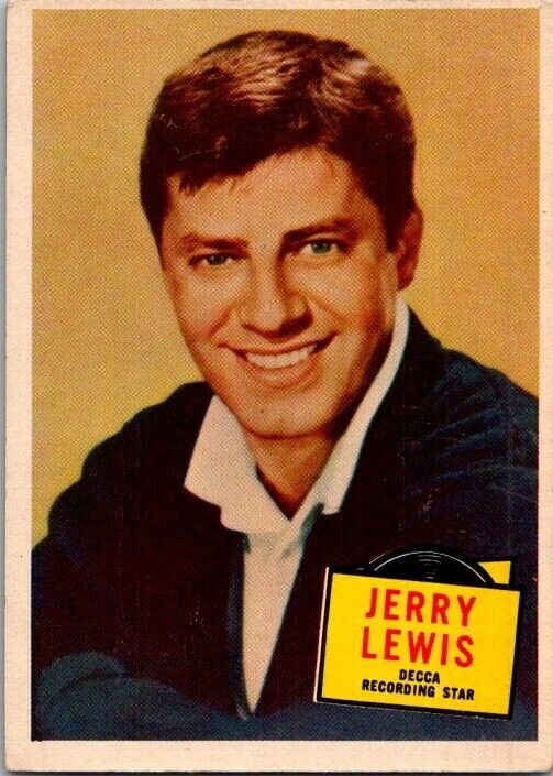 1957 Topps Hit Stars JERRY LEWIS #27 EX+ Condition (2)