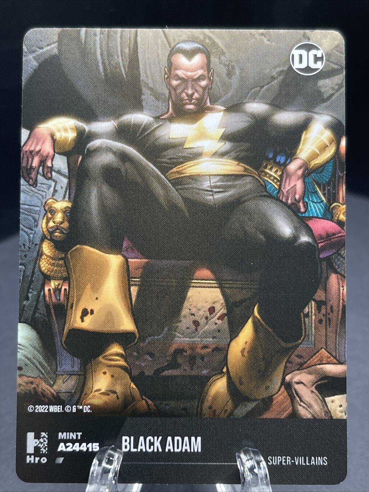 Black Adam DC Hybrid Trading Card 2022 Chapter 1 Common #A24415