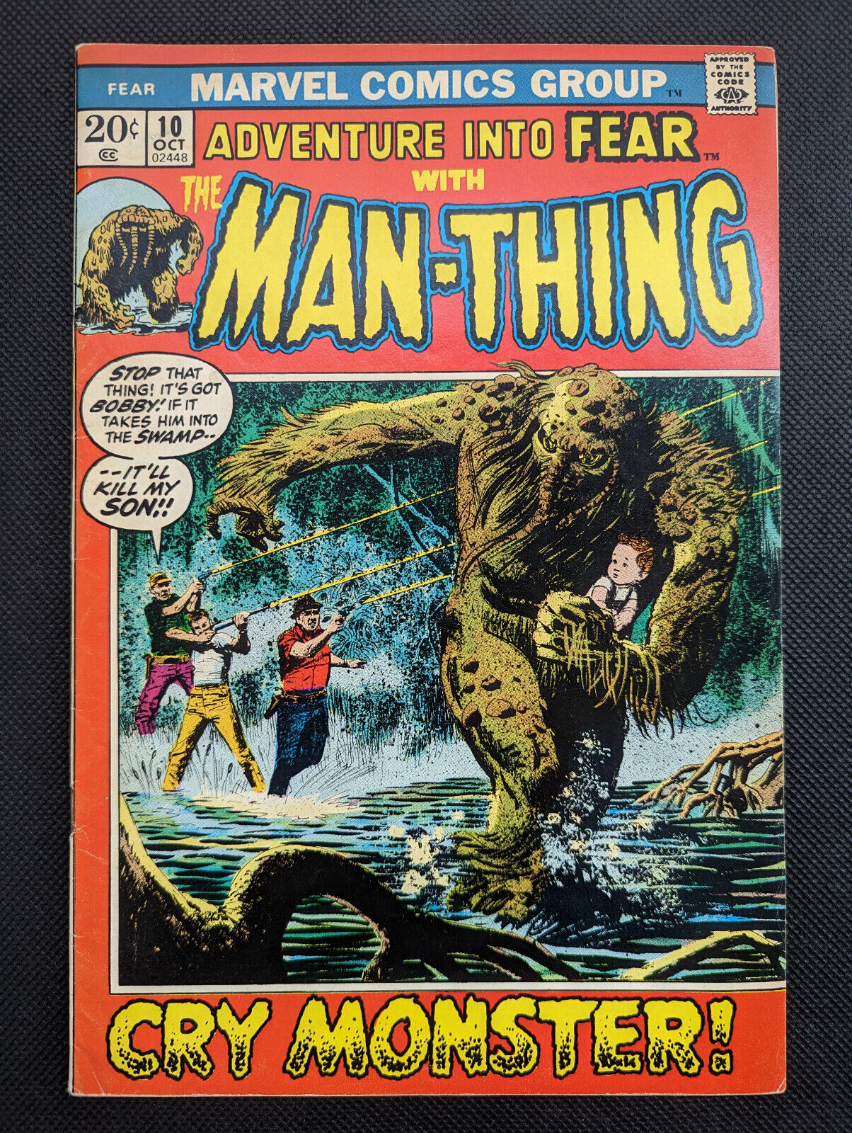 Adventure into Fear #10 (1972)     1st Man-Thing Solo Story    KEY