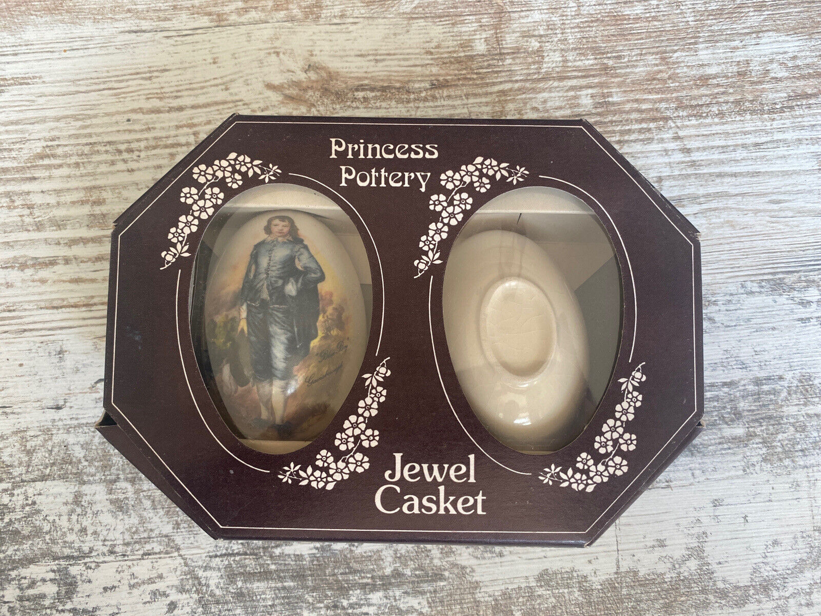 Vintage Princess Potter Jewel Casket - Blue Boy Gainsborough- Boxed