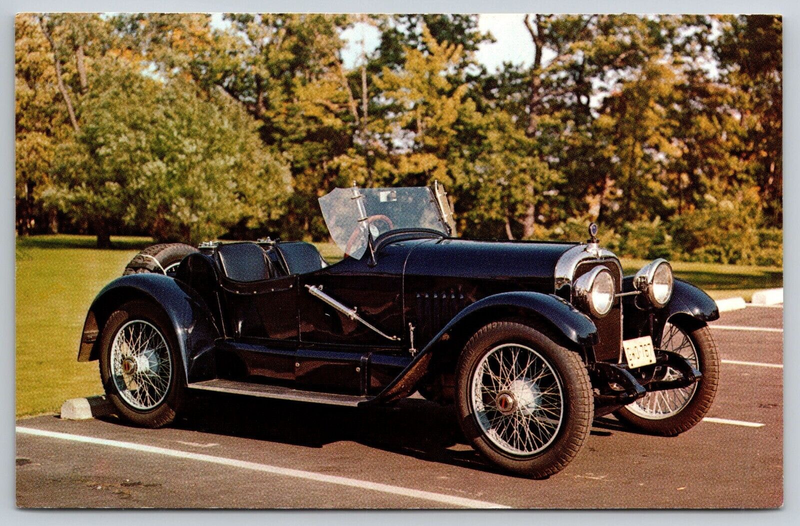 1922 Mercer Series 5 Raceabout Automobile Classic Car Postcard