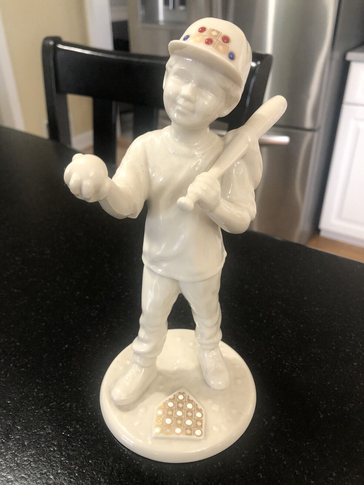 Lenox 1995 Jewels Collection Young Boy Baseball Player Figurine • USA Excellent