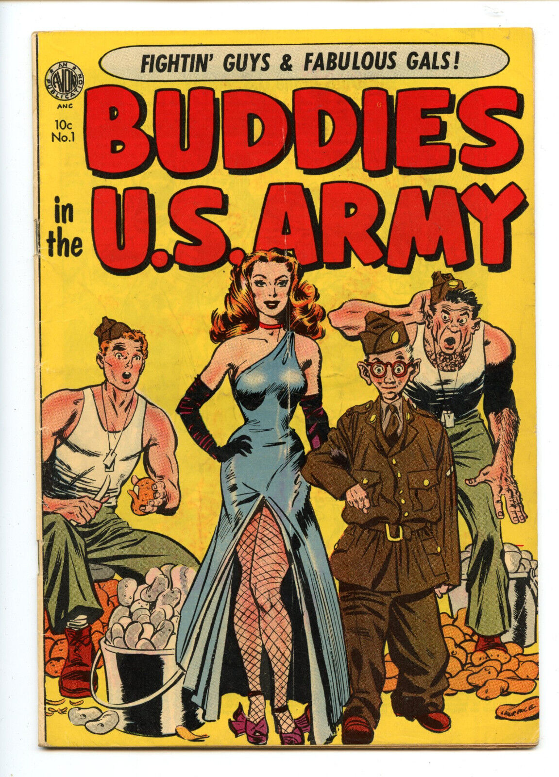 Buddies in the U.S. Army 1 golden age #1 GGA fabulous gals yes, best one on ebay
