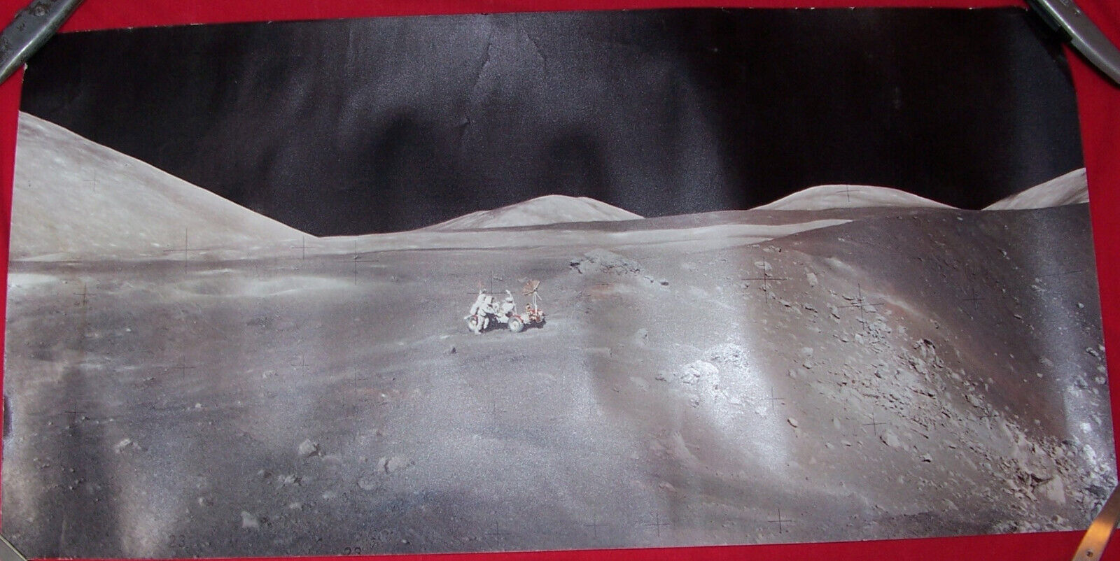 Big 32” NASA Apollo 15 16 17 Lunar Rover Moon Roving Vehicle Photograph Picture