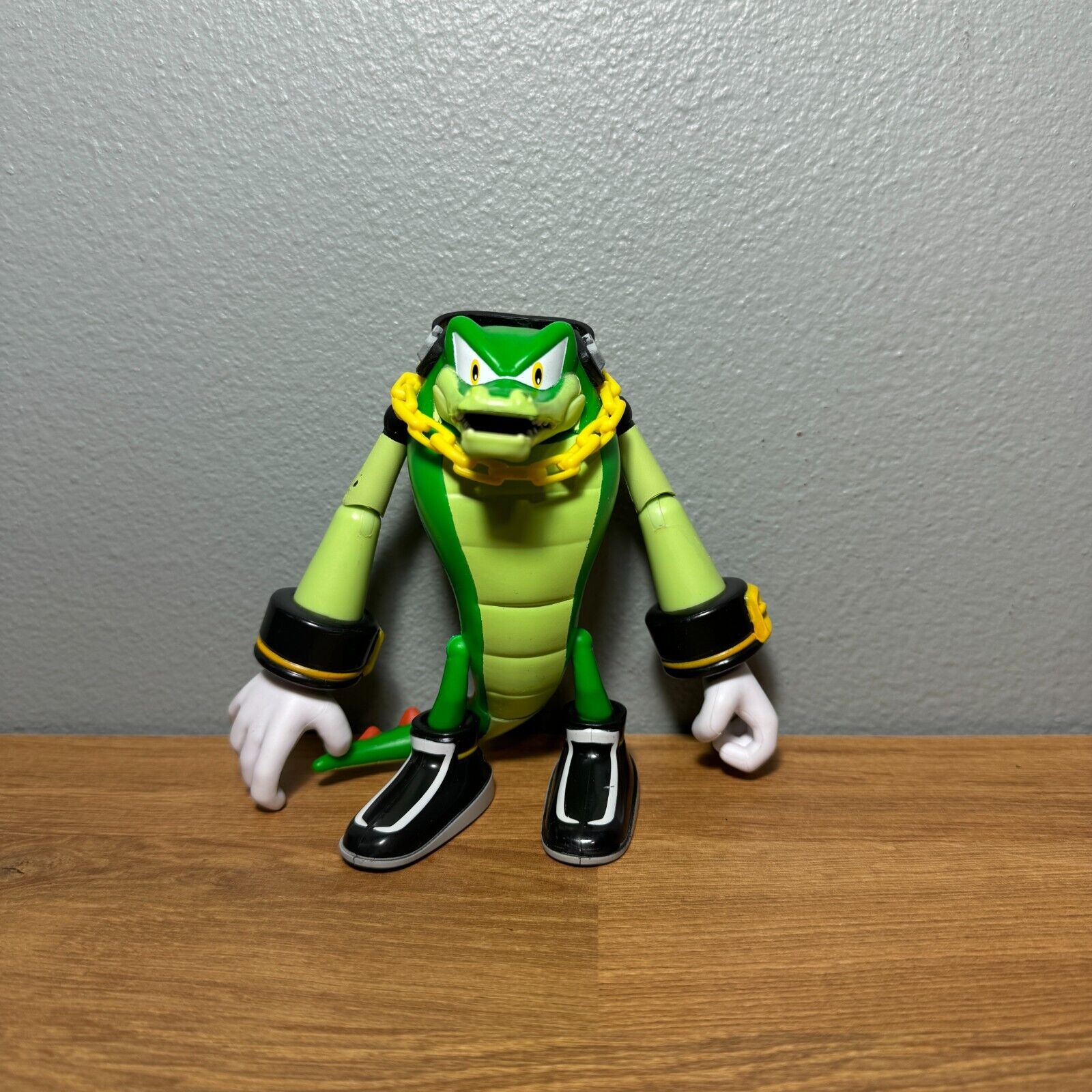 Sonic The Hedgehog Green Vector Crocodile Action Figure Toy 5 in Sega Jakks 2022