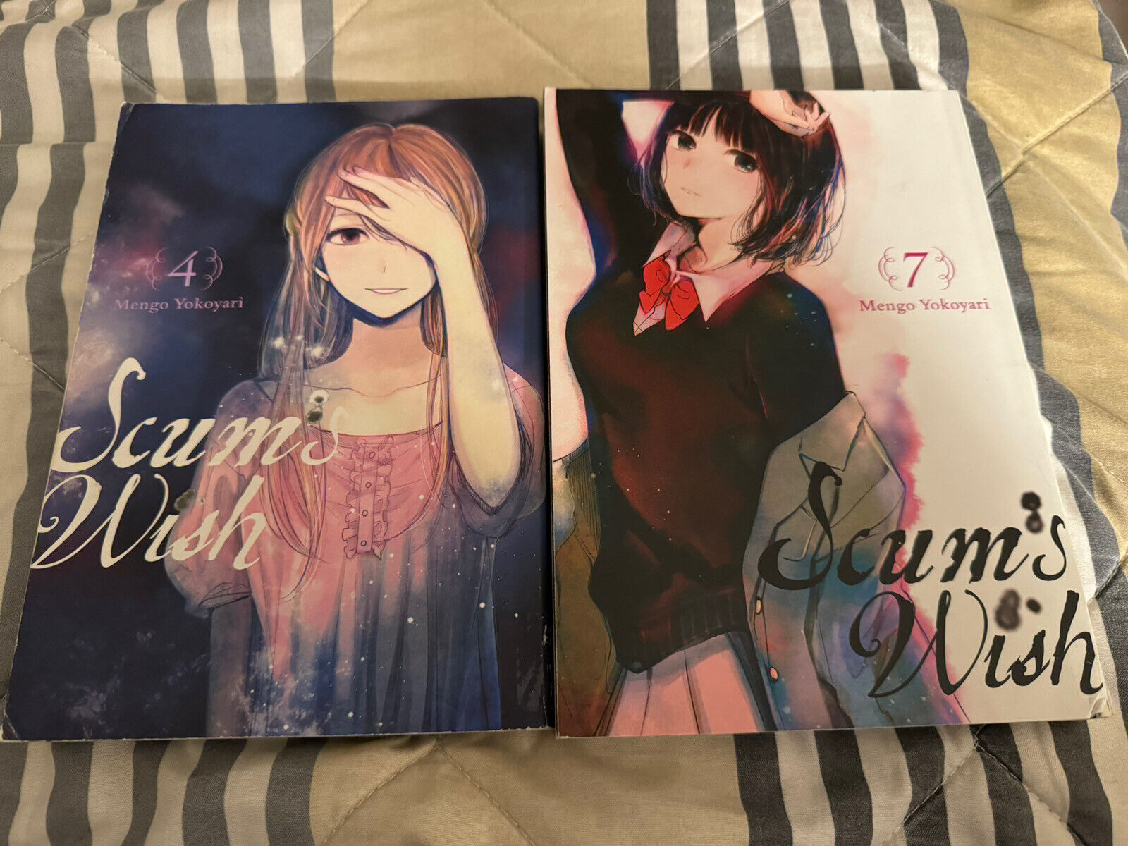 Scum's Wish Vol 4 & 7 (Manga Mengo Yokoyari) Yen Press Volume Series Book