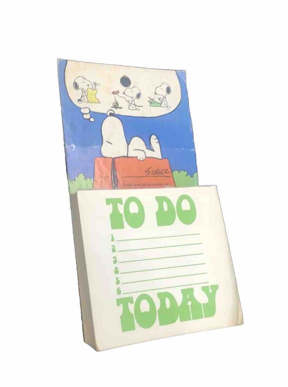 Vintage 1958 Peanuts Snoopy Jumbo Jotter notepad \