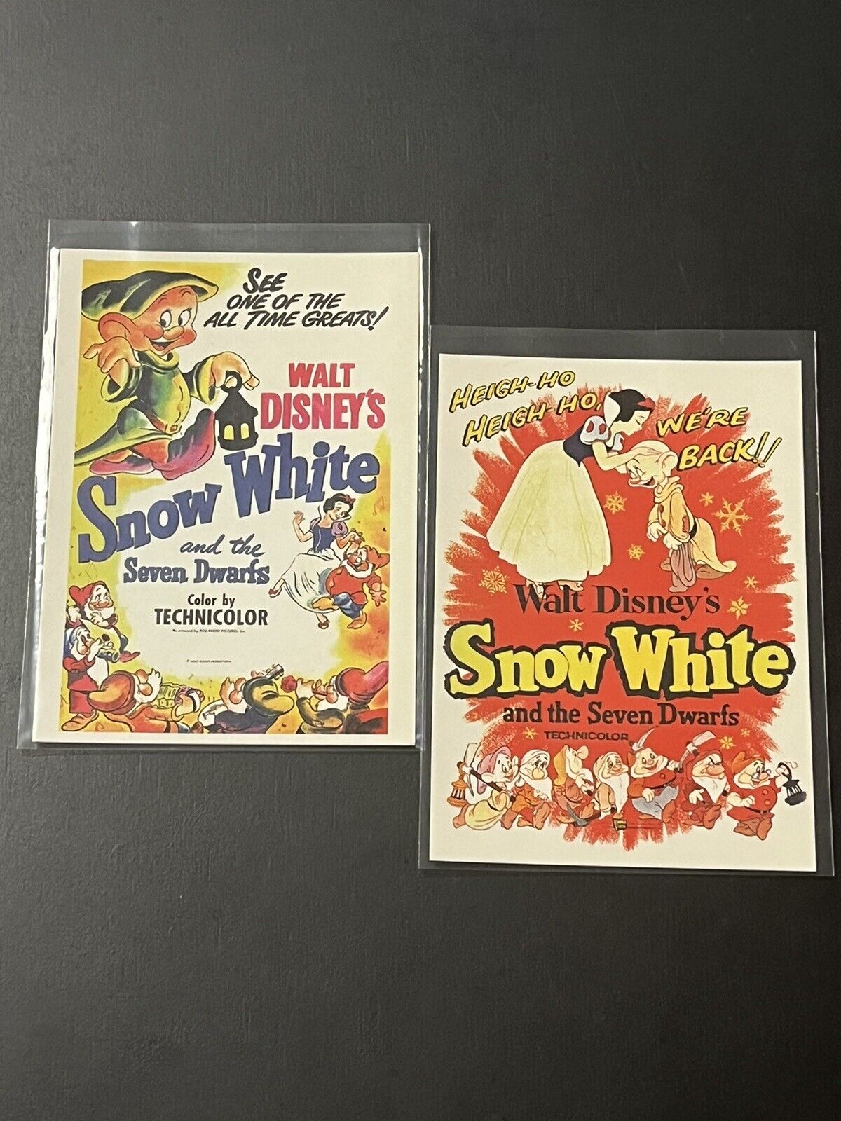 1993 skybox walt disney snow white x2 card lot