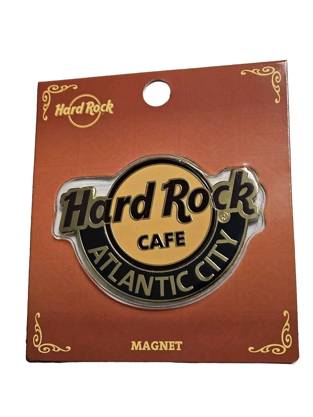 Hard Rock Cafe Atlantic City Core Logo Magnet
