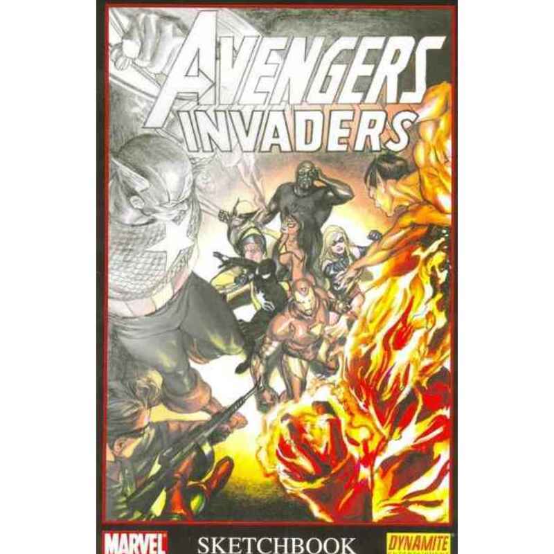 Avengers/Invaders Sketchbook #1 Marvel comics NM minus [q}