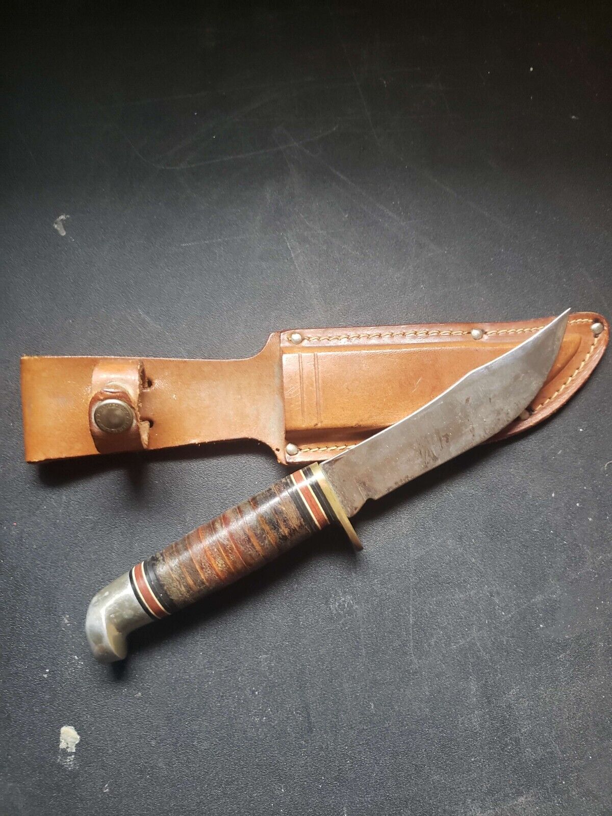 Vintage USA Western L66 Fixed Blade Skinning Knife