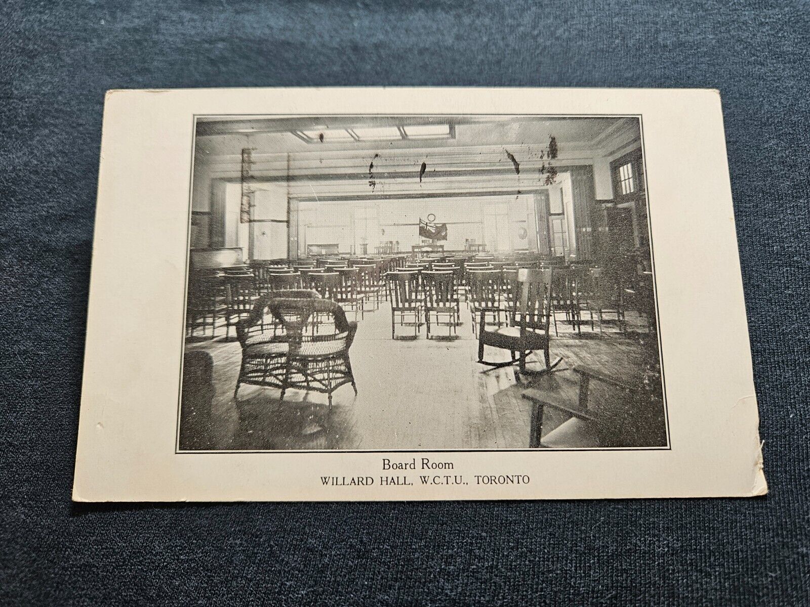 Postcard Toronto ON Ontario Canada Board Room Willard Hall WCTU University