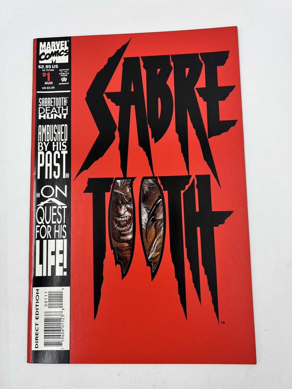 Marvel Comics Sabre Tooth Issue #1 Bagged & Boarded