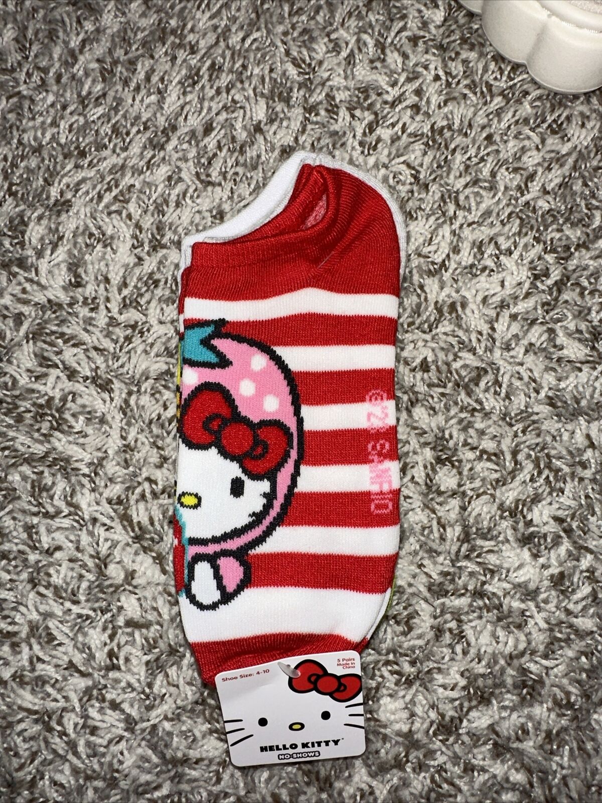 Sanrio Hello Kitty Fruit Socks 5 Pack BNWT