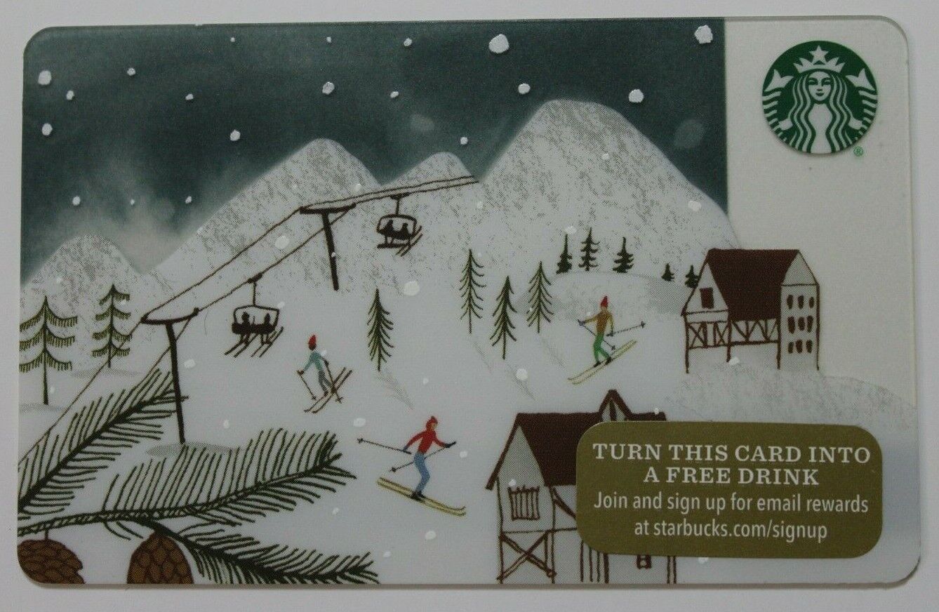 Starbucks Card US 2015 Ski Resort MS 6113