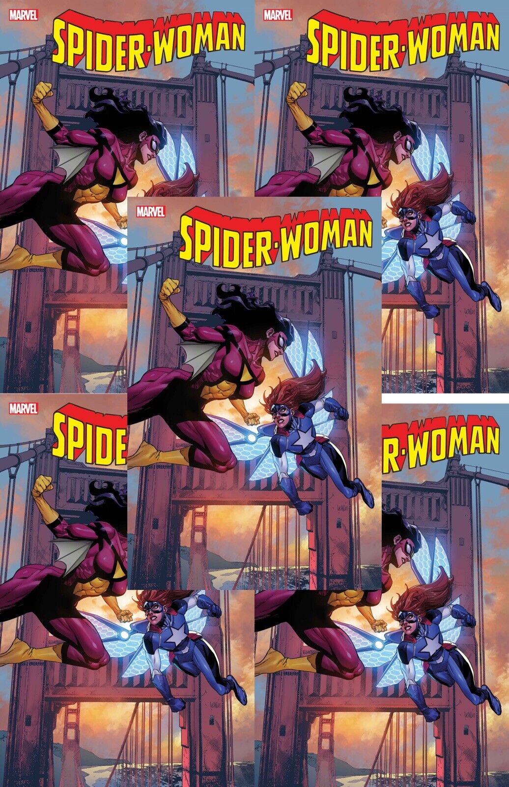 Spider-Woman 7 2024 Cover A 5 Pack Yu Marvel Comics 1st Appearance The Assembly