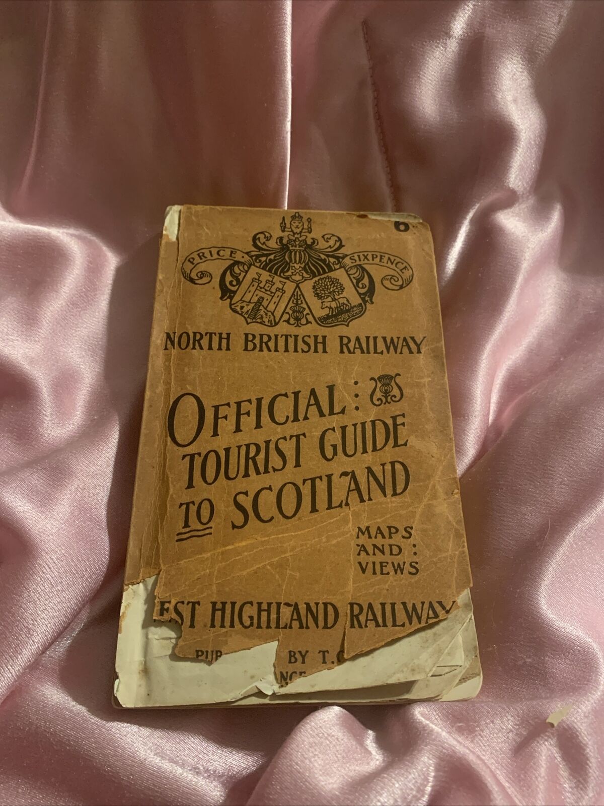 Price & Sixpence..1899 Scotland Tourist Guide Book….North British Railway