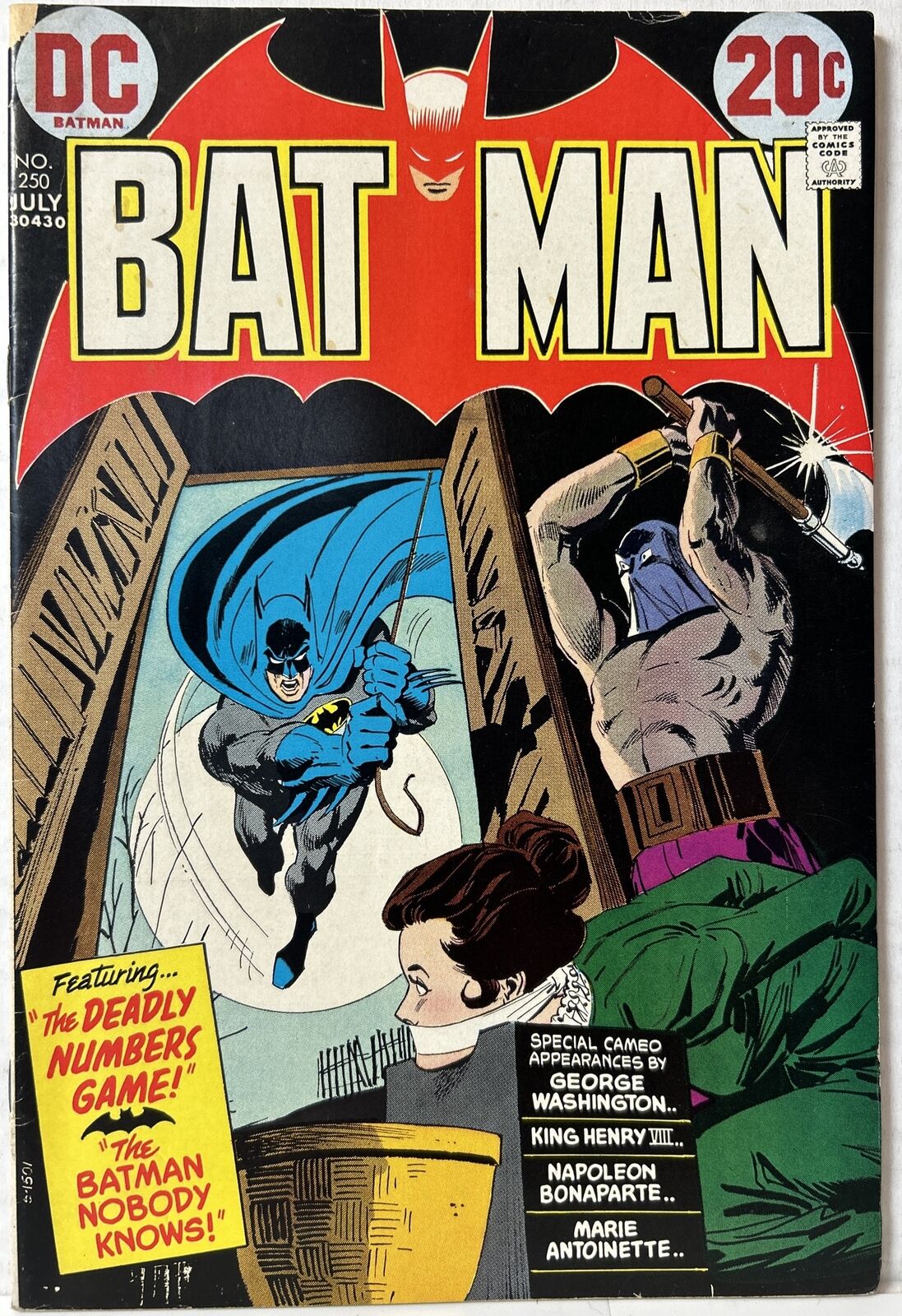 Batman #250 (DC 1973) Execution Cover *FN-*