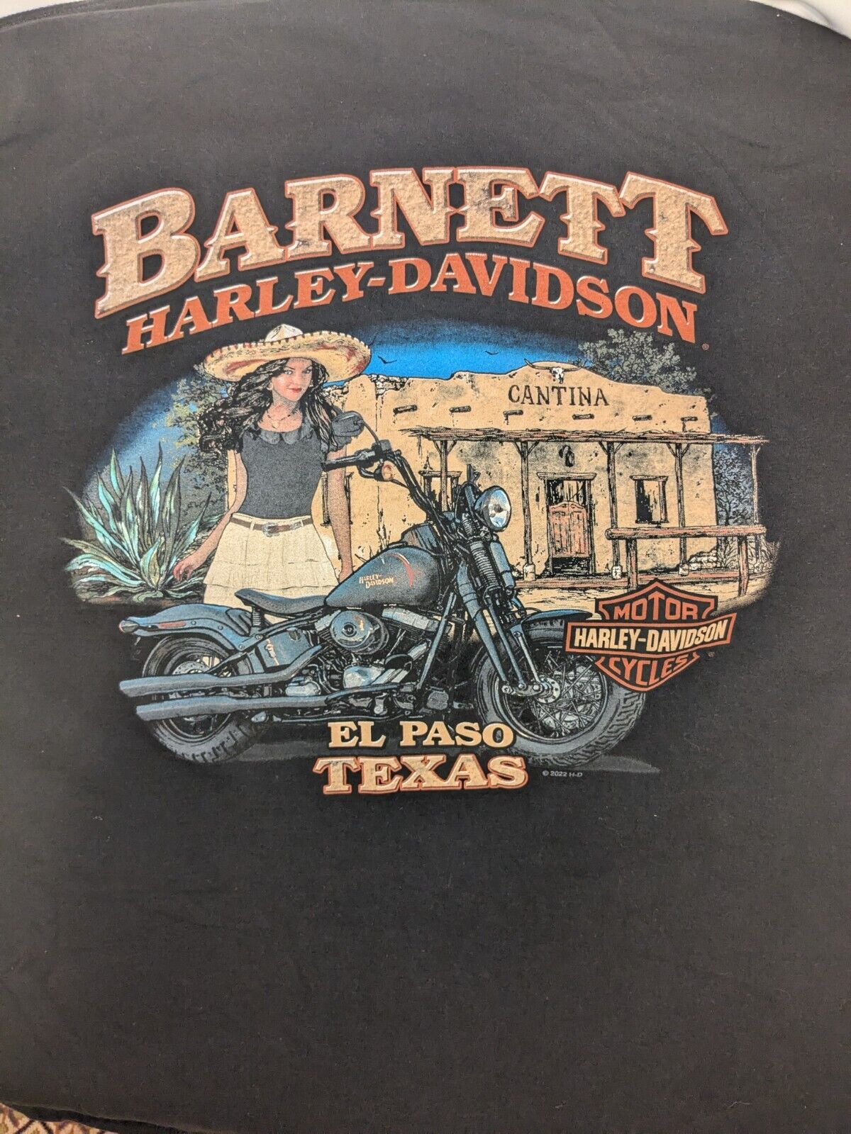 Barnett Harley Davidson El Paso Texas 2022 XL T-shirt Mens