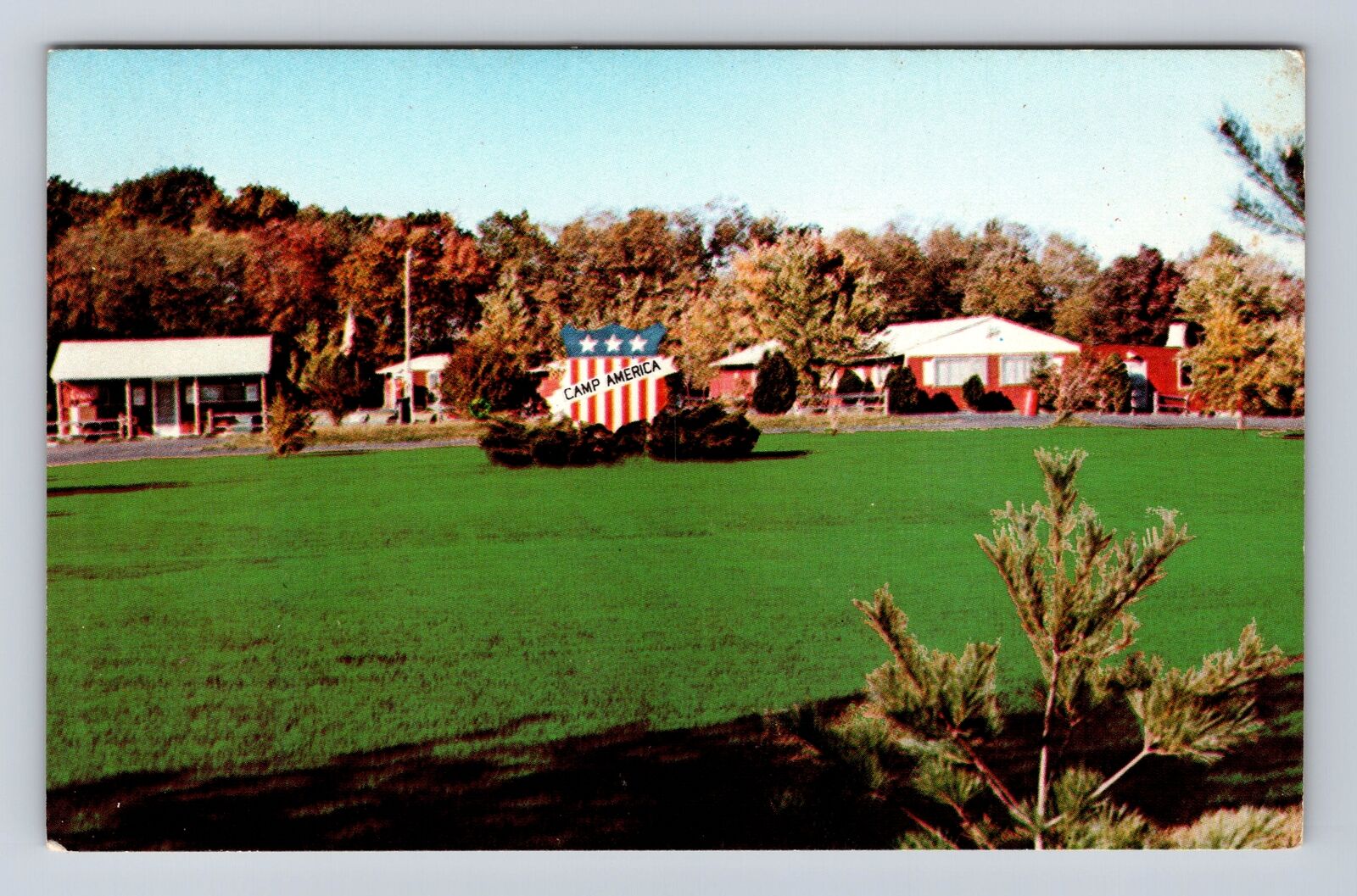 Oxford OH-Ohio, Camp America Advertising Vintage Souvenir Postcard