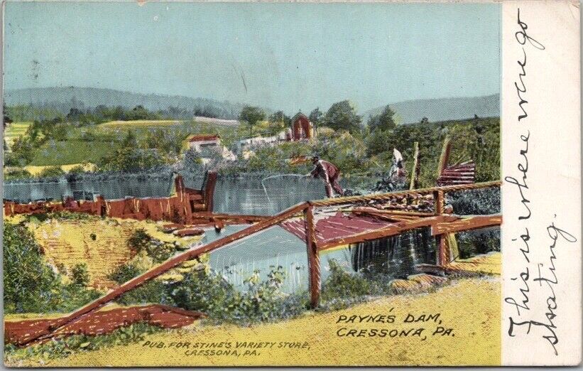 Vintage CRESSONA, Pennsylvania Postcard 