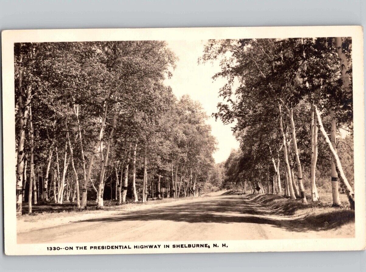 c1930 Presidential Highway Shelburne New Hampshire NH RPPC Real Photo Postcard