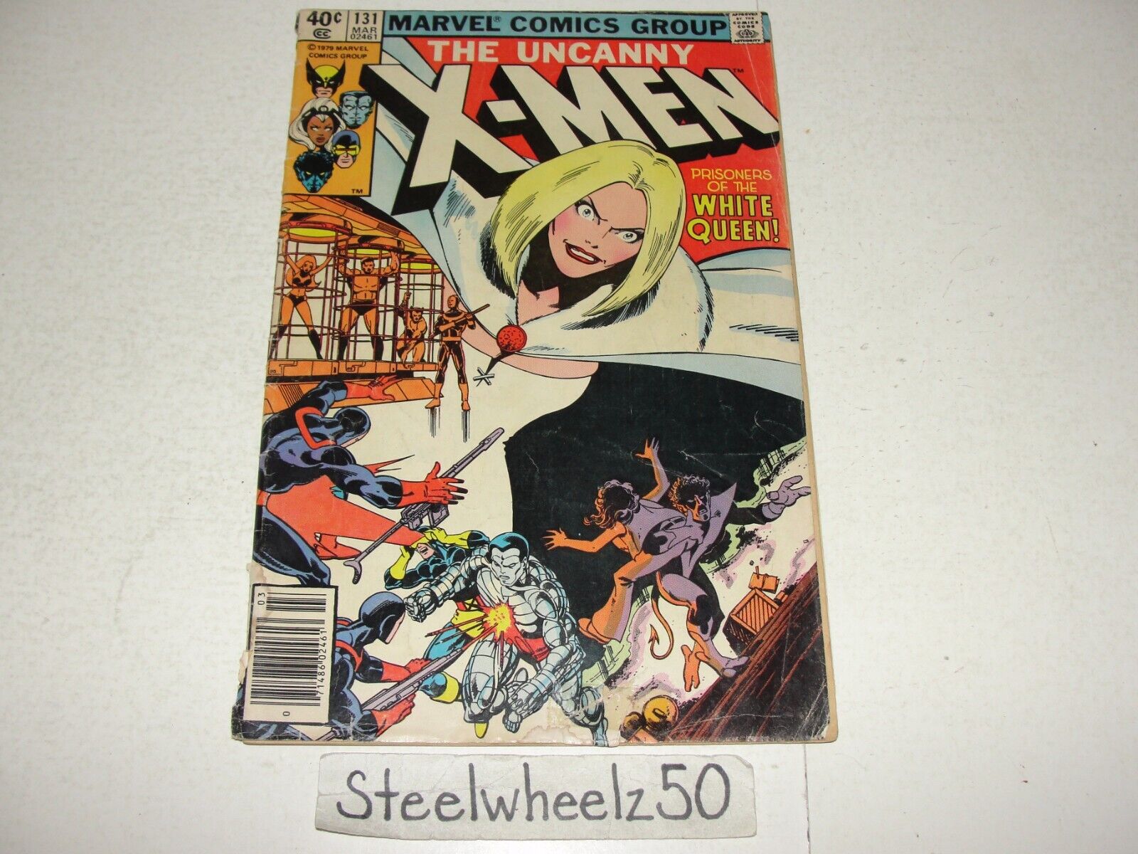 Uncanny X-Men #131 Newsstand Comic Marvel 1980 1st Emma Frost Cover 2nd Dazzler