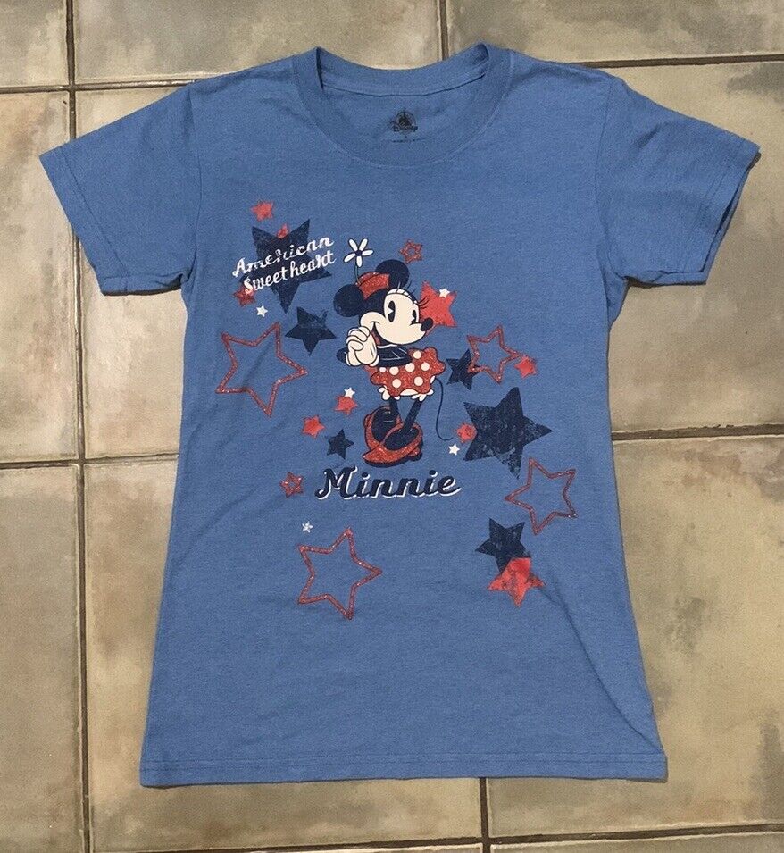 Disney Minnie Mouse July 4th USA Tee- Small