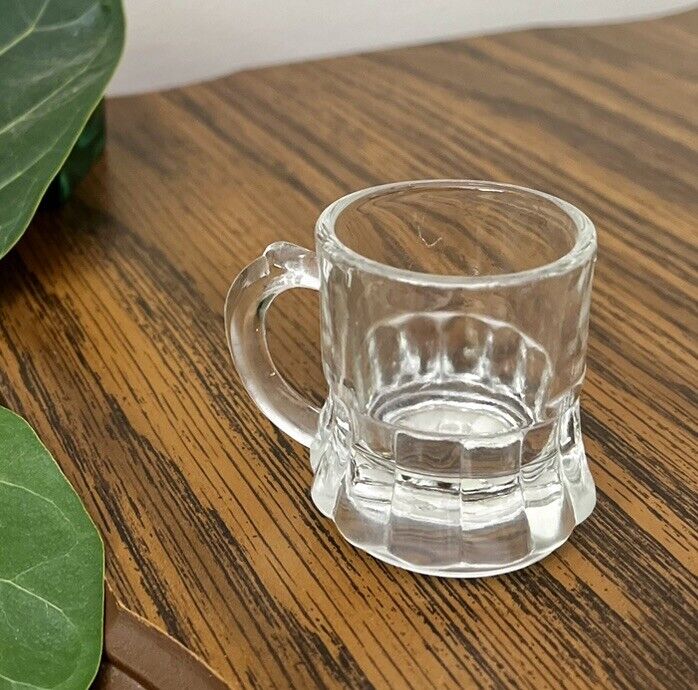 Vintage Federal Glass Miniature Beer Mug Shot Glass