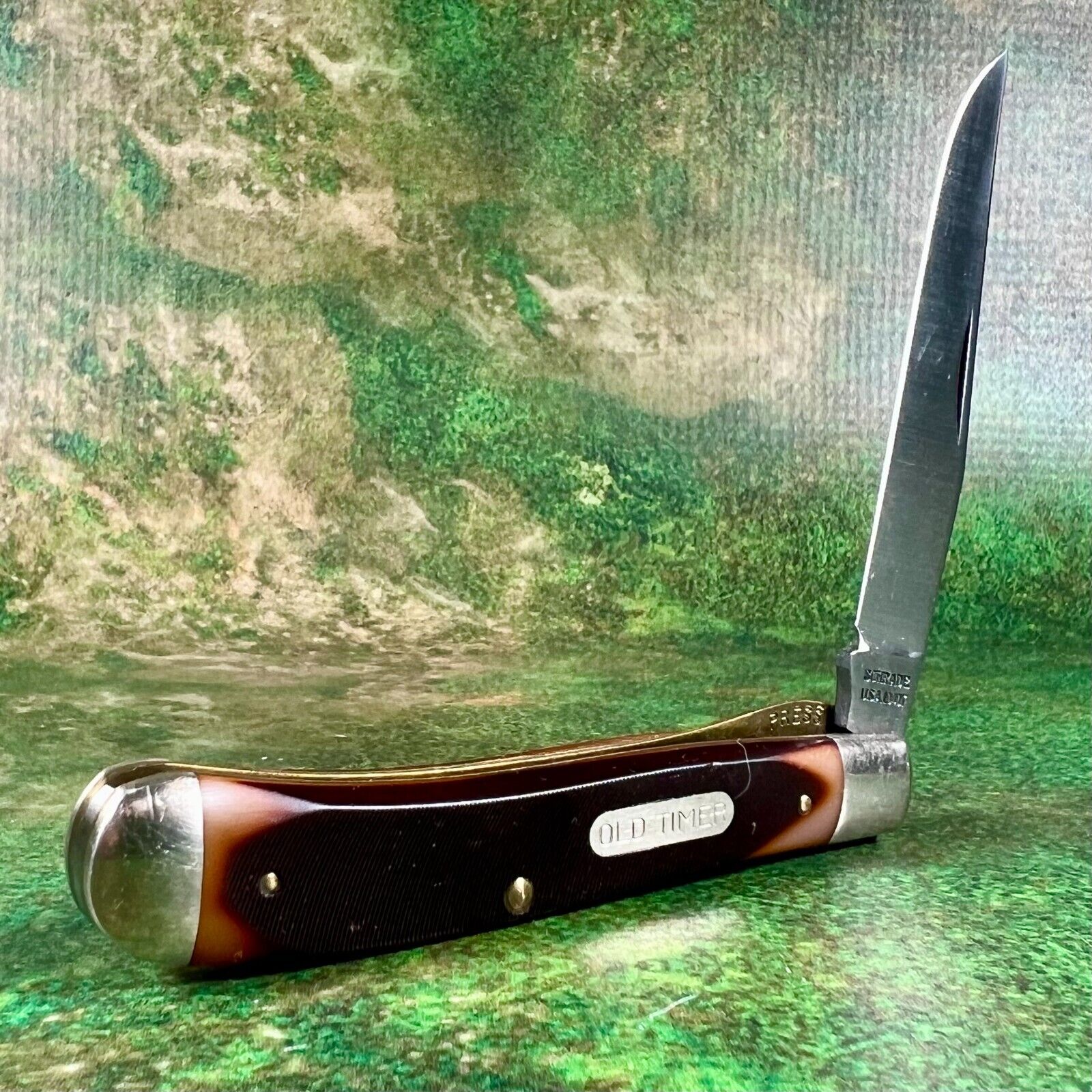Vintage Schrade USA Old Timer 194OT Trapper Knife, NOS, 80's