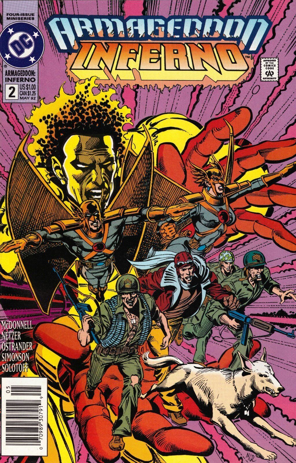 Armageddon: Inferno #2 Newsstand Cover (1992) DC