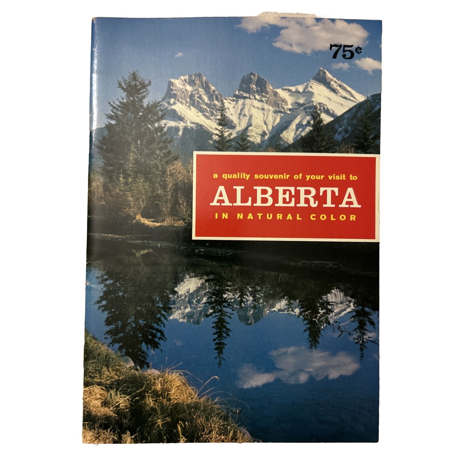Alberta In Natural Color Booklet Vintage 1960’s 22 Pages