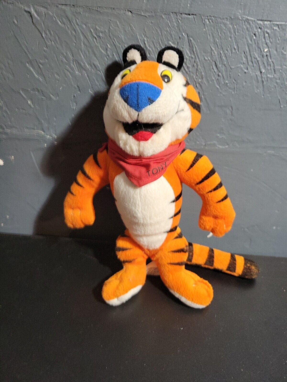 Vintage 1991 1993 Tony the Tiger Frosted Flakes Cereal Plush Stuffed Animal 10”