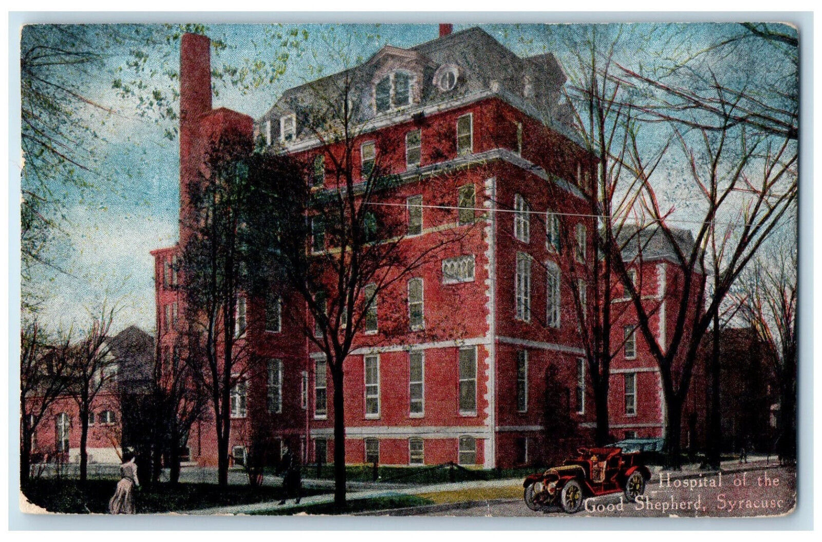 1912 Hospital of the Good Shepherd Syracuse NY American Publicity Co Postcard