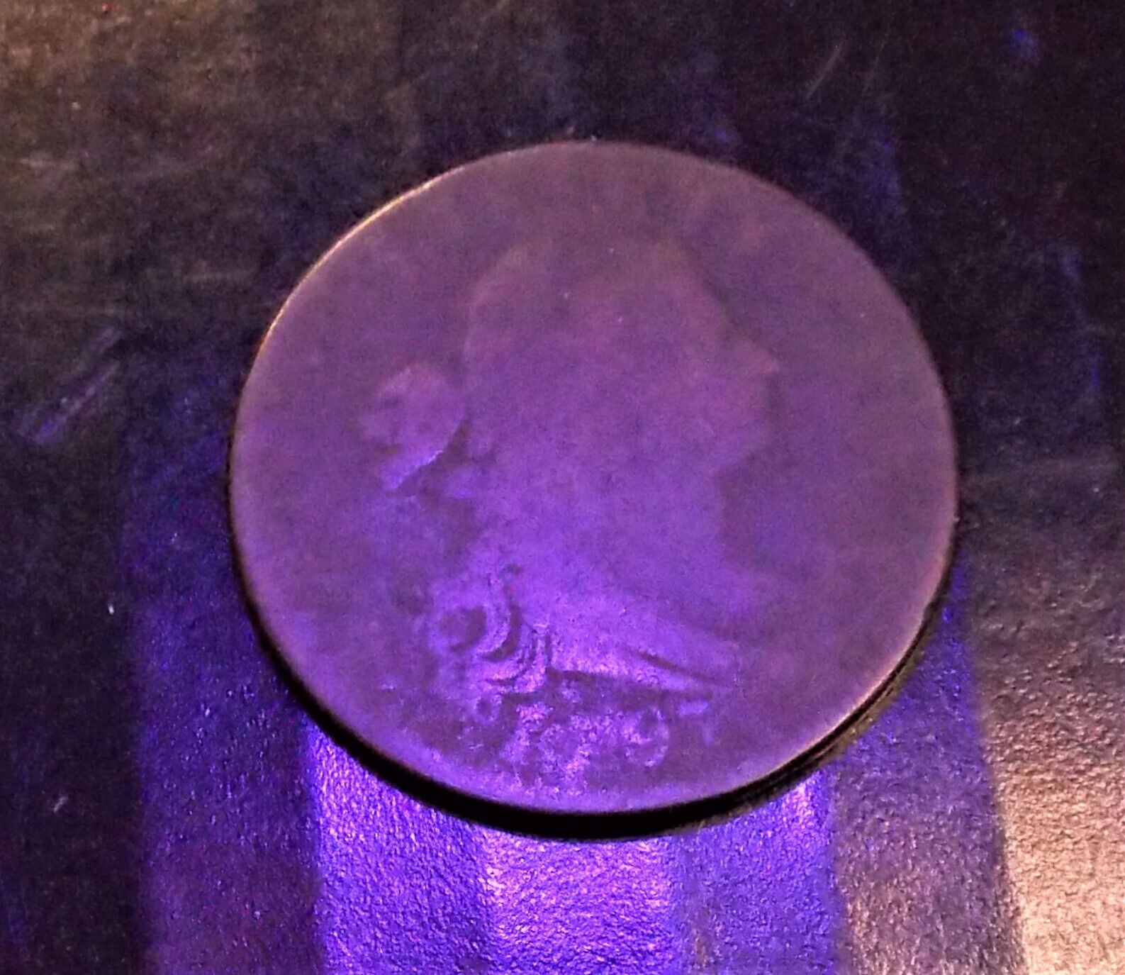 1797 LARGE U.S. CENT COIN,  A 225 YEAR OLD COIN, FROM 64 YEARS BEFORE CIVIL WAR