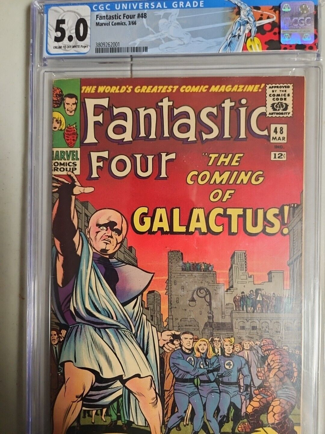 Fantastic Four #48 CGC 5.0 1st App Of Silver Surfer & Galactus 1966
