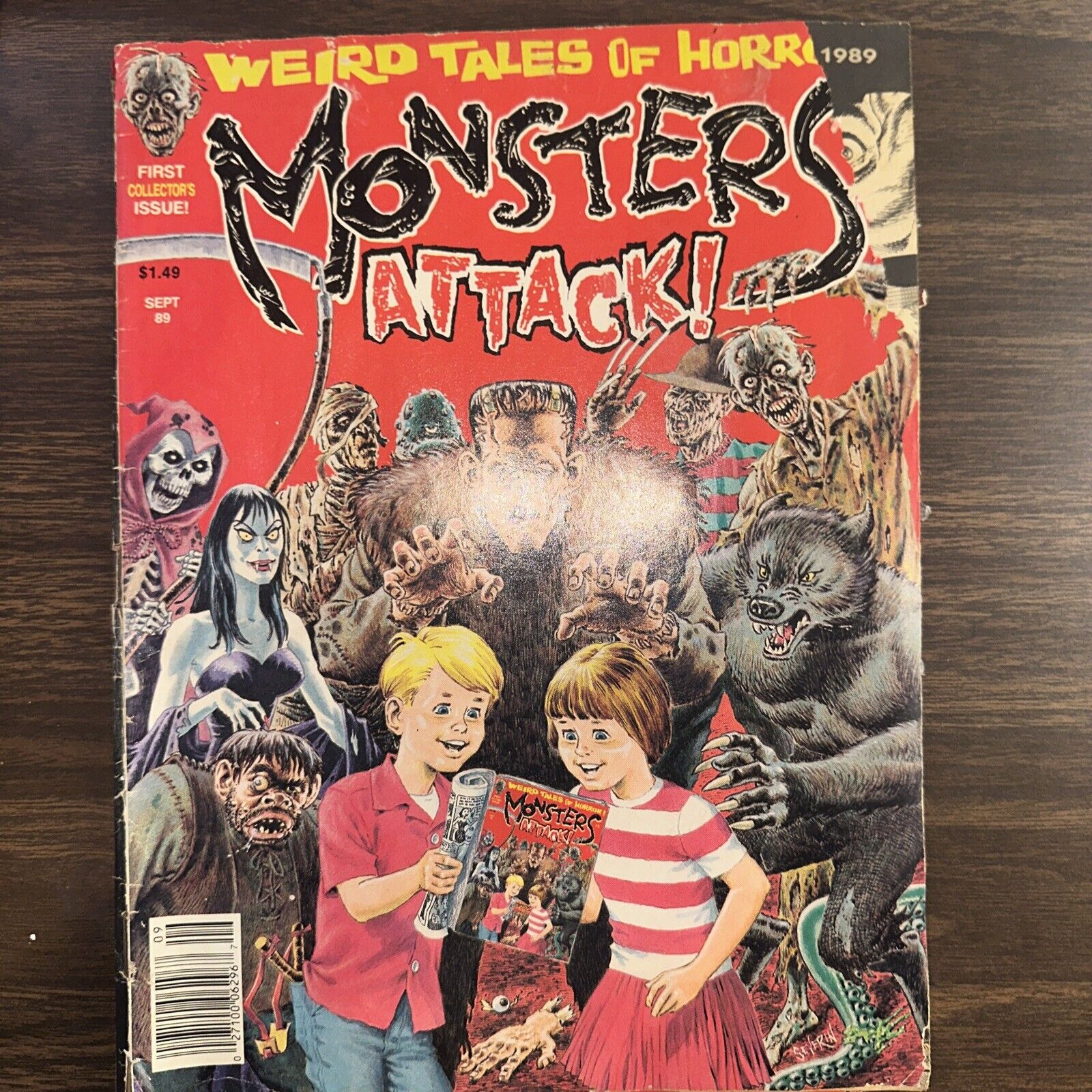 Monsters Attack 1989 First collectors Issue
