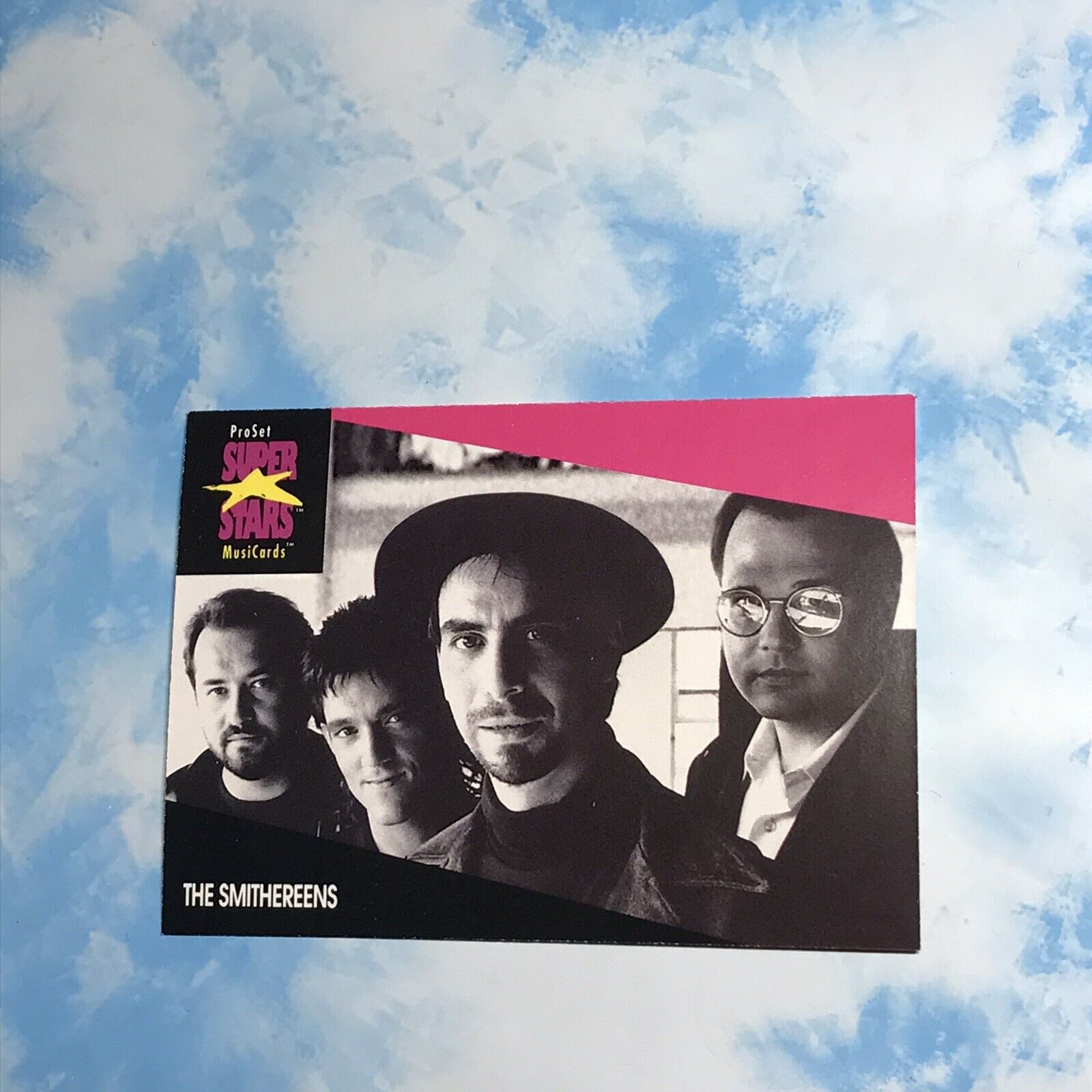 THE SMITHEREENS Music TRADING Card from 1991 - ProSet SuperStars MusiCards # 237