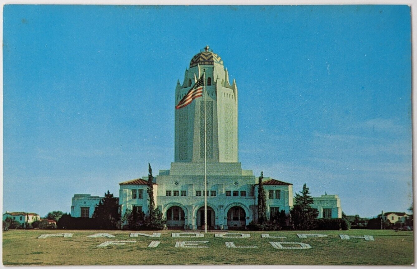 San Antonio, TX Texas Vintage Postcard Randolph Field Administration Building