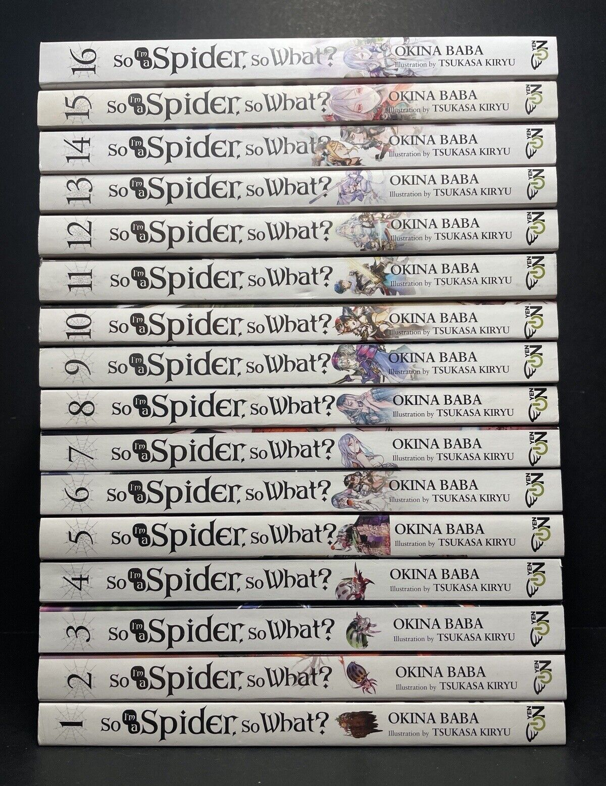 So I’m A Spider, So What? Light Novel Volumes 1-16 Brand New English Yen Press