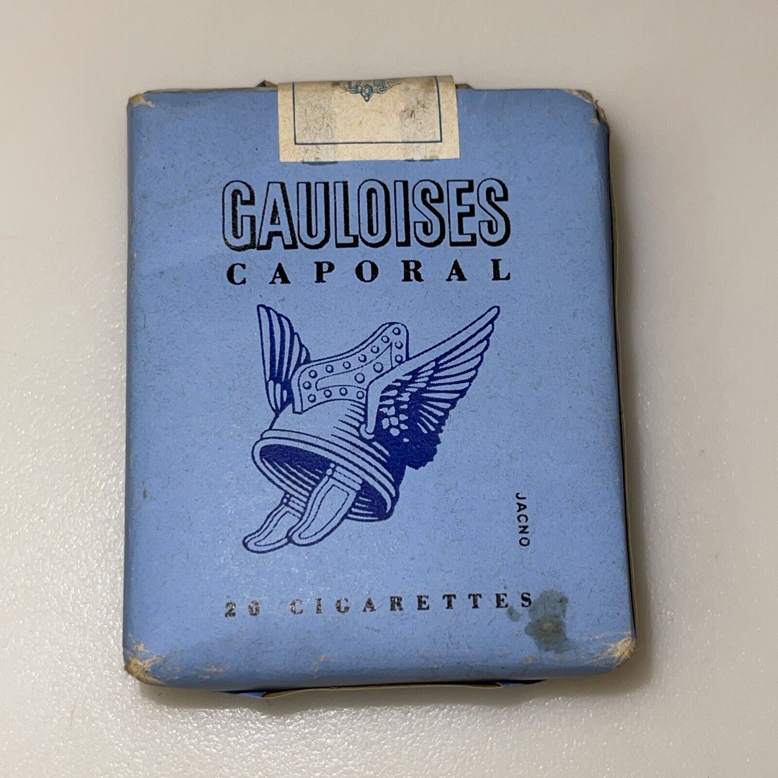 VINTAGE Gauloises Caporal France Cigarette Pack Box c