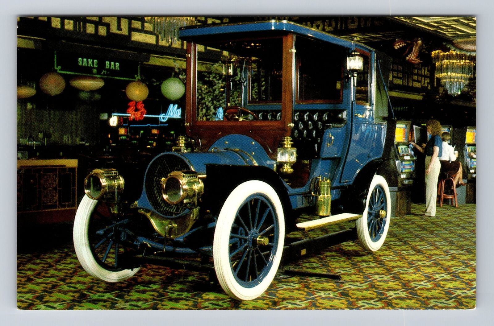 Las Vegas NV-Nevada, 1907 Franklin Type D Lanaulet Town Car, Vintage Postcard