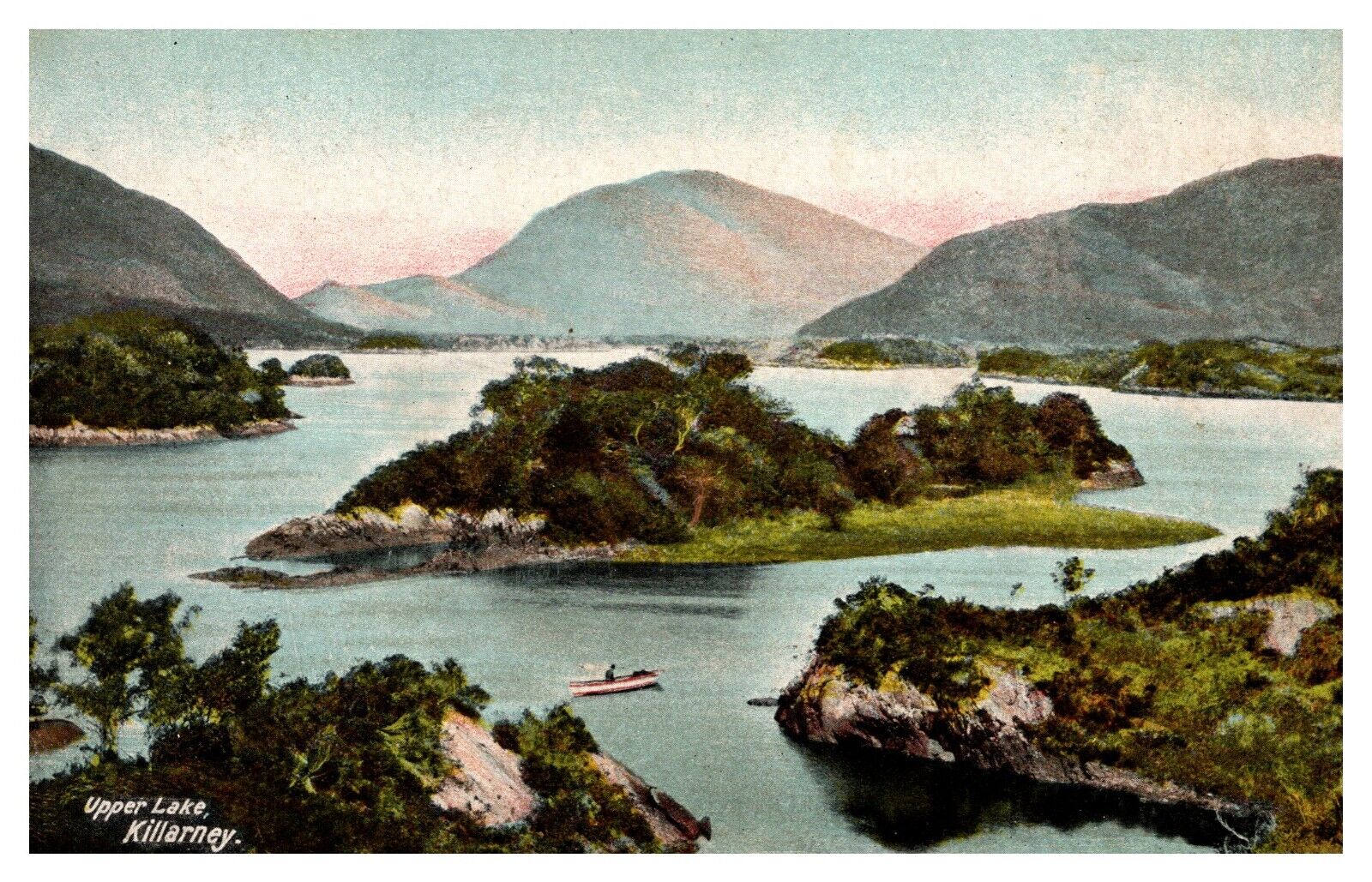 postcard Upper Lake Killarney Ireland 9074