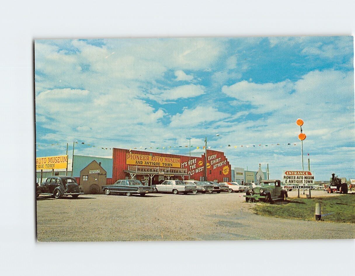 Postcard Pioneer Auto Museum Murdo South Dakota USA