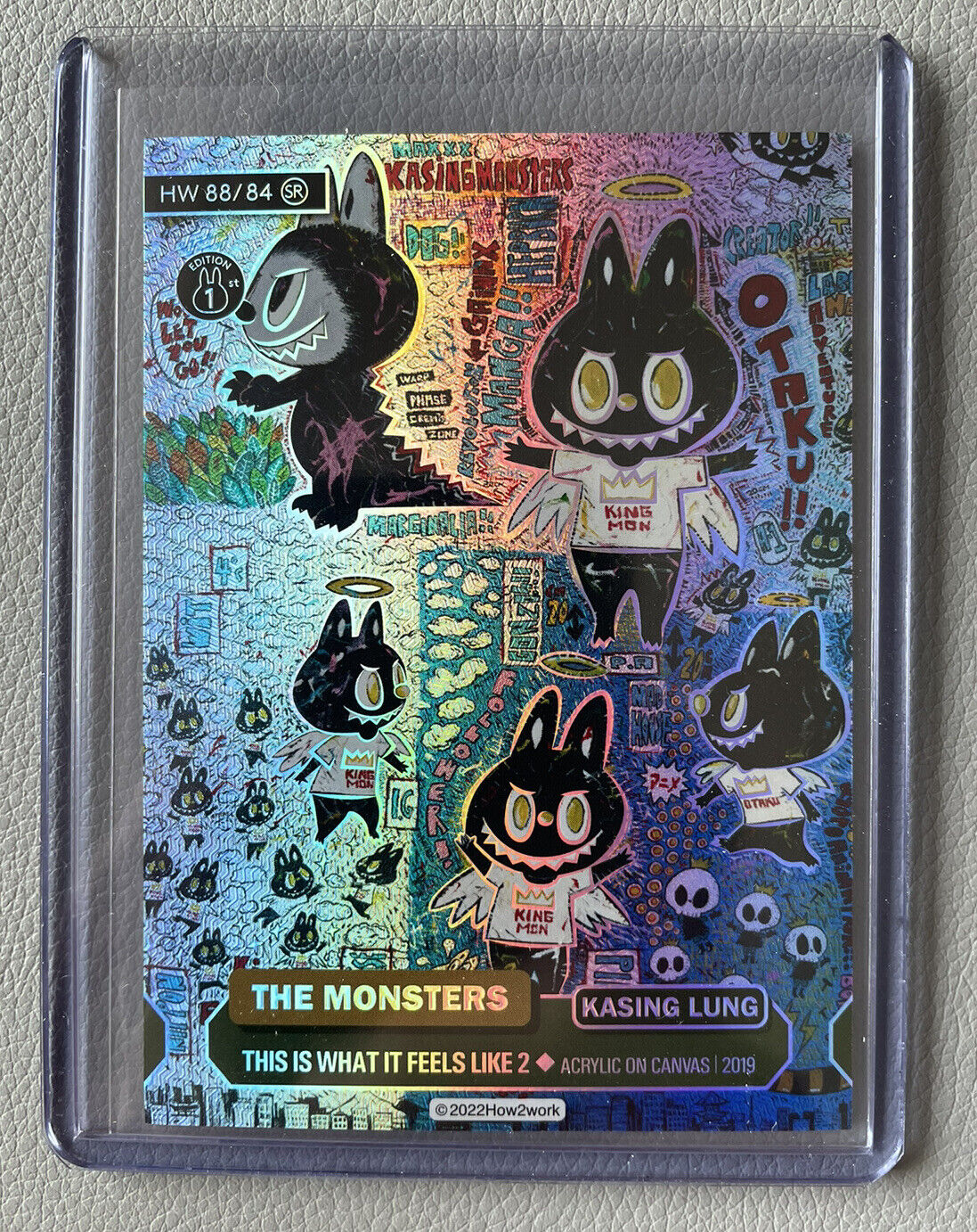 HOW2WORK COLLECTIBLE TRADING CARD THE MONSTER SERIES 1 SUPER RARE SR 88