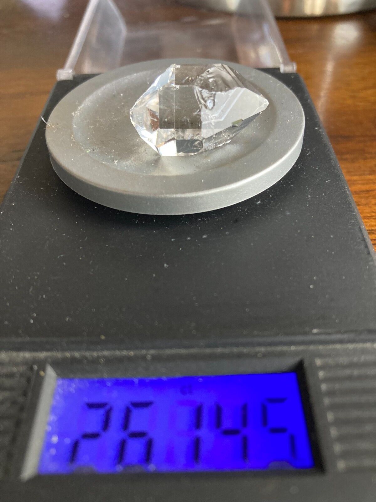 REAL Herkimer NY diamond 24mm x 12mm crystal 26.14ct