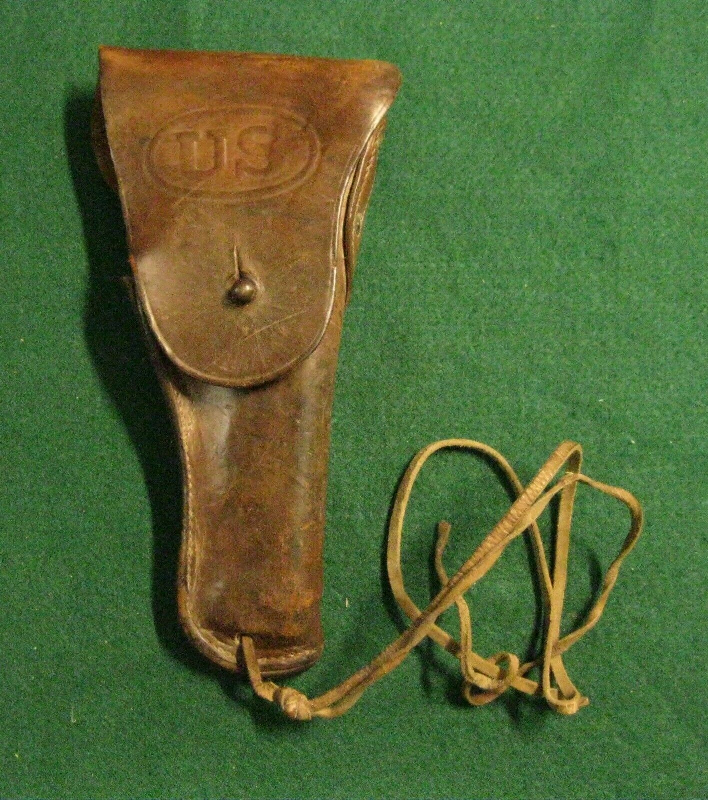 Original US WW2 M1916 Holster Brown Leather