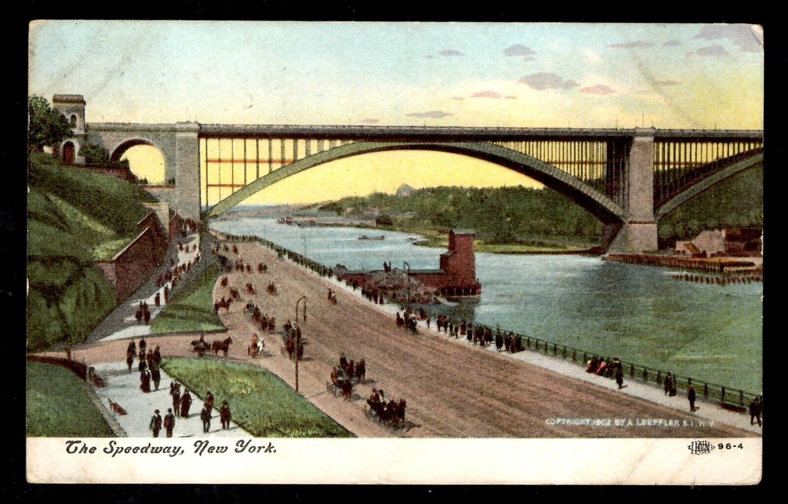 The Speedway, New York Post Card
