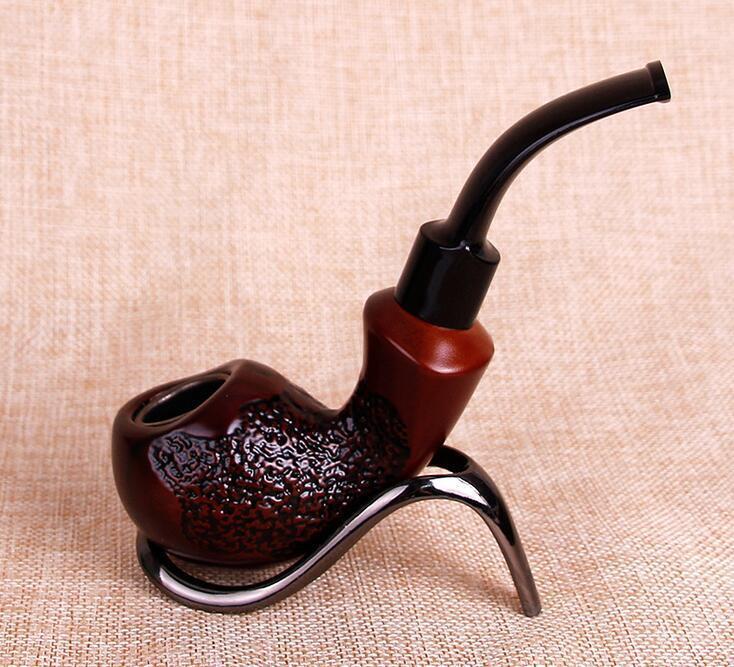 New Durable Resin Carving flow Creative Smoking Tobacco pipe Cigarette Pipes 