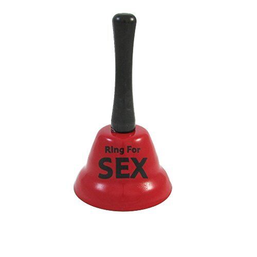 Funny Call Bell Novelty Gag Gift - Perfect for Couples, White Elephant, (Red)
